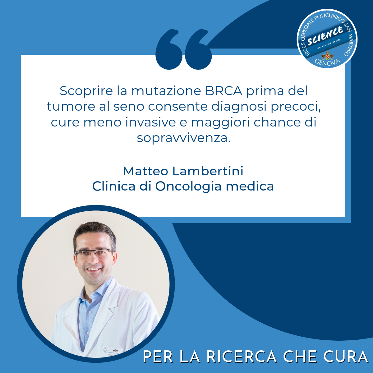 Dichiarazione di Matteo Lambertini: 