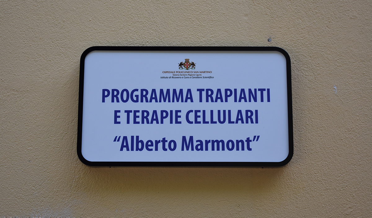 targa dedicata al professor Marmont