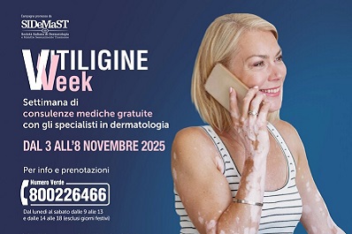 Vitiligine Week 2025: consulenze dermatologiche gratuite