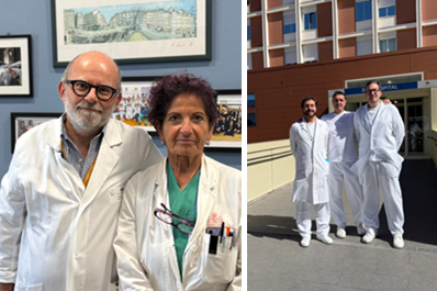 Raro intervento multidisciplinare salva la vita a paziente di 65 anni